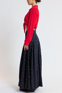 Spotted Godeli high waist long skirt 81350 RPT