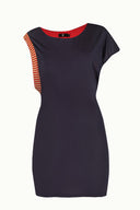 Purple Gem detail off shoulder blouse18580