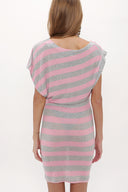 Pink Gem detail off shoulder blouse18580