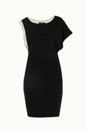 Black Beige Gem detail off shoulder blouse18580