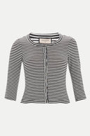 Black Striped knit cardigan 19467