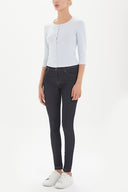 Blue Striped knit cardigan 19467