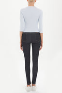 Blue Striped knit cardigan 19467