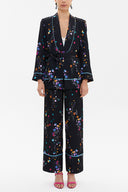 Black Belted blazer 61119