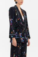 Black Belted blazer 61119