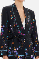 Black Belted blazer 61119