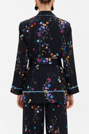 Black Belted blazer 61119