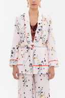 Yellow Belted blazer 61119