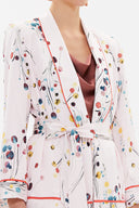 Yellow Belted blazer 61119