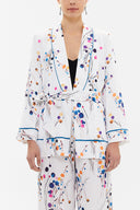 Pink Belted blazer 61119