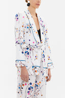 Pink Belted blazer 61119