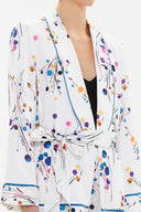 Pink Belted blazer 61119