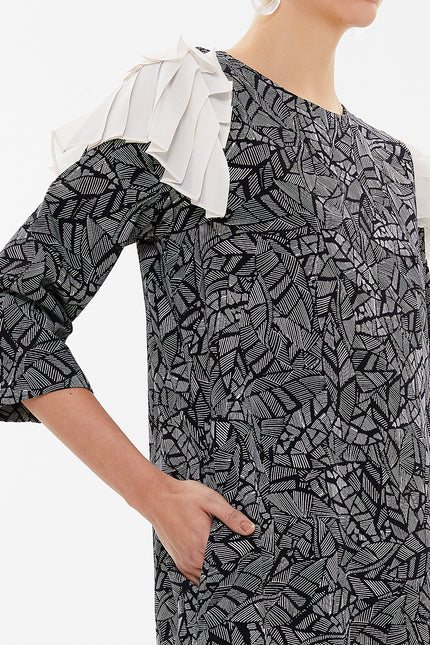 Piliseli Midi Elbise 92161