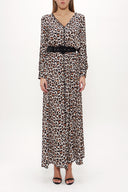 Pars Belted  Button maxi dress  92444