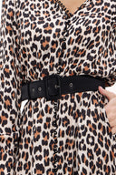 Pars Belted  Button maxi dress  92444