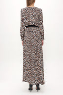 Pars Belted  Button maxi dress  92444