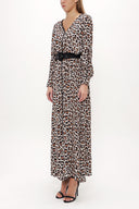 Pars Belted  Button maxi dress  92444