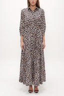 Pars Pocket elastic maxi dress 92606