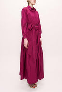 Plato Pocket And Elastic Shirt Dress 92958