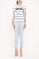 Gray Printed short sleeve t-shirt 19831