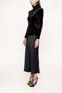 Black Turtleneck blouse 19842