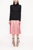 Black Turtleneck blouse 19842