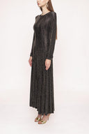 Black Gold Flowy long dress 94007