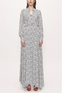 Spotted Pleated suit 12260