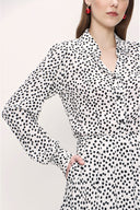 Spotted Pleated suit 12260