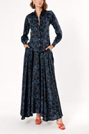 Patterned Pleated suit 12260