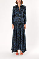 Patterned Pleated suit 12260