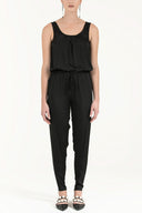 Black Pocket sleeve jumpsuit 10060