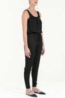 Black Pocket sleeve jumpsuit 10060