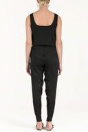 Black Pocket sleeve jumpsuit 10060