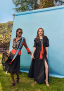 Black Belted shirt dress 93516