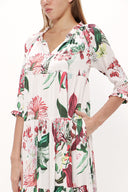 Kadın  Büzgülü Bol Kesim Uzun Elbise 92773