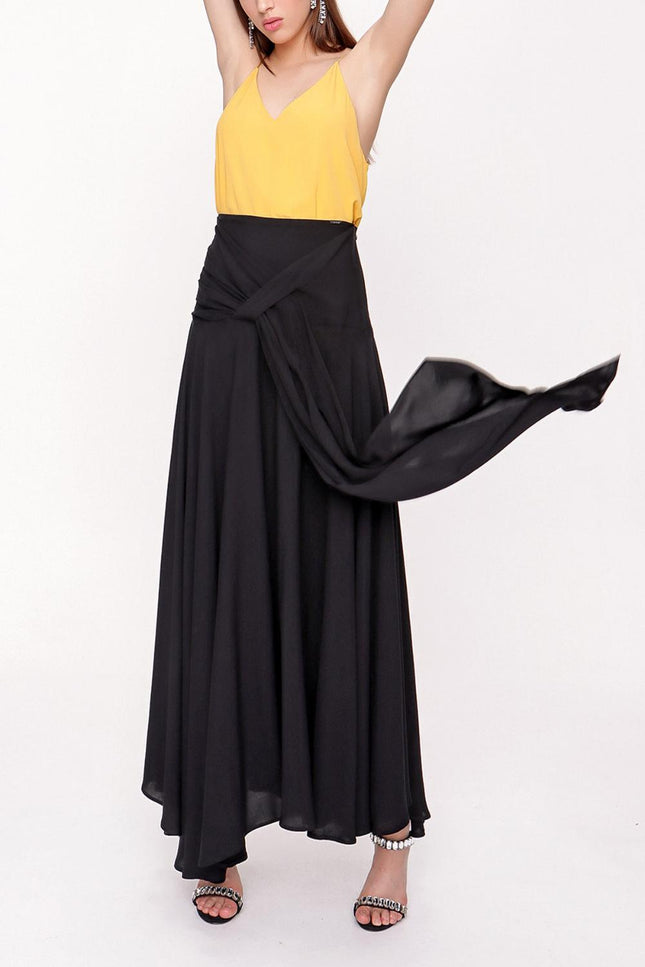 Black Goddess high waist skirt 81196