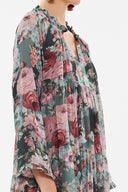 Büzgülü Bol Kesim Uzun Elbise 92773