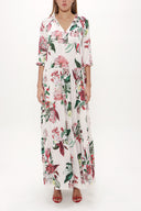 Kadın  Büzgülü Bol Kesim Uzun Elbise 92773