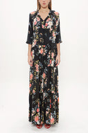 Büzgülü Bol Kesim Uzun Elbise 92773