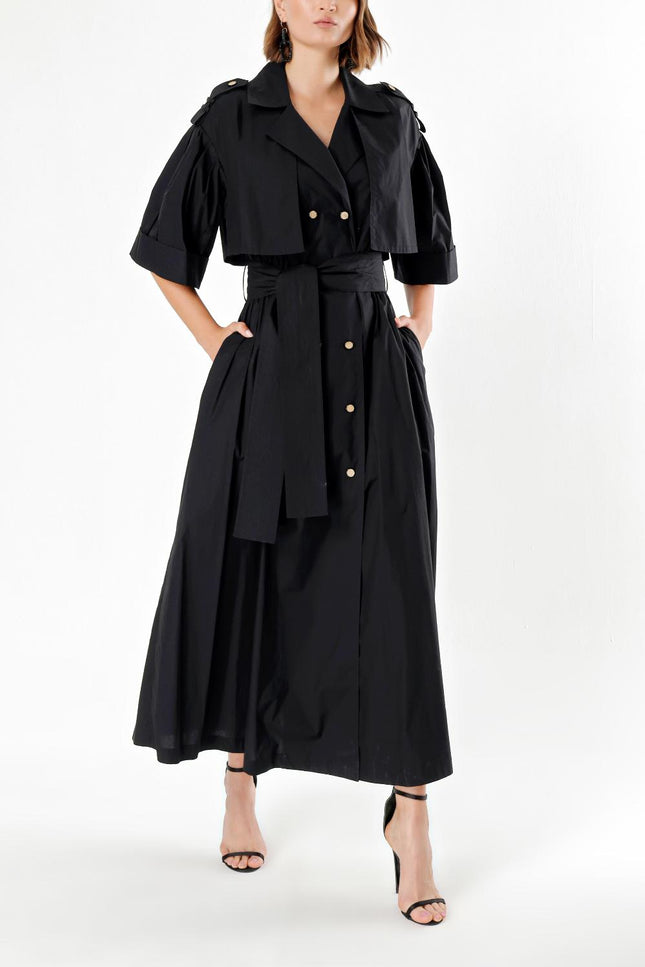 Black Reefing trenchdress   93501