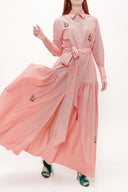 Nakışlı Uzun Elbise 92866