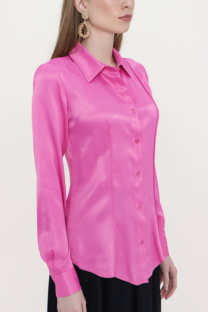 Pink Slim fit shirt 10760